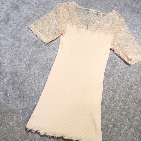 Rosemunde like new silk blend t shirt.Lace top.EUC - Picture 5 of 6